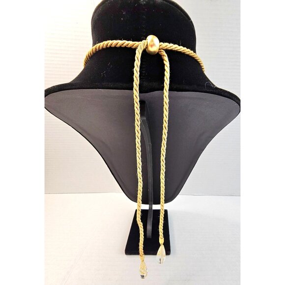 Handcrafted Gold Flakes Clear Resin Pendant Necklace & Cord - Picture 5 of 8